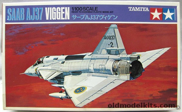 Tamiya 1/100 Saab AJ-37 Viggen, PA1011-150 plastic model kit